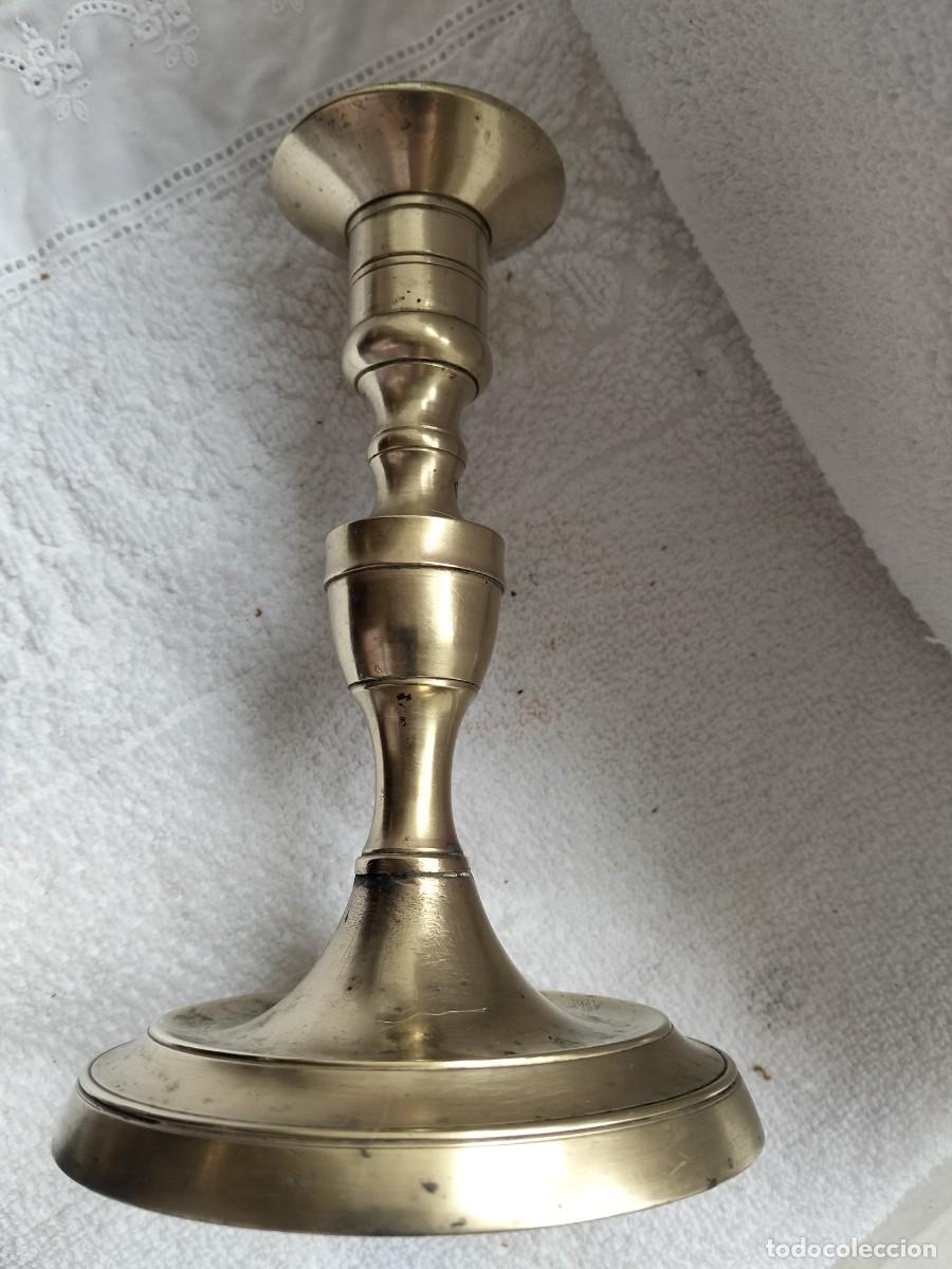 Vintage: CANDELABRO BRONCE 26 CM APROX - Foto 2