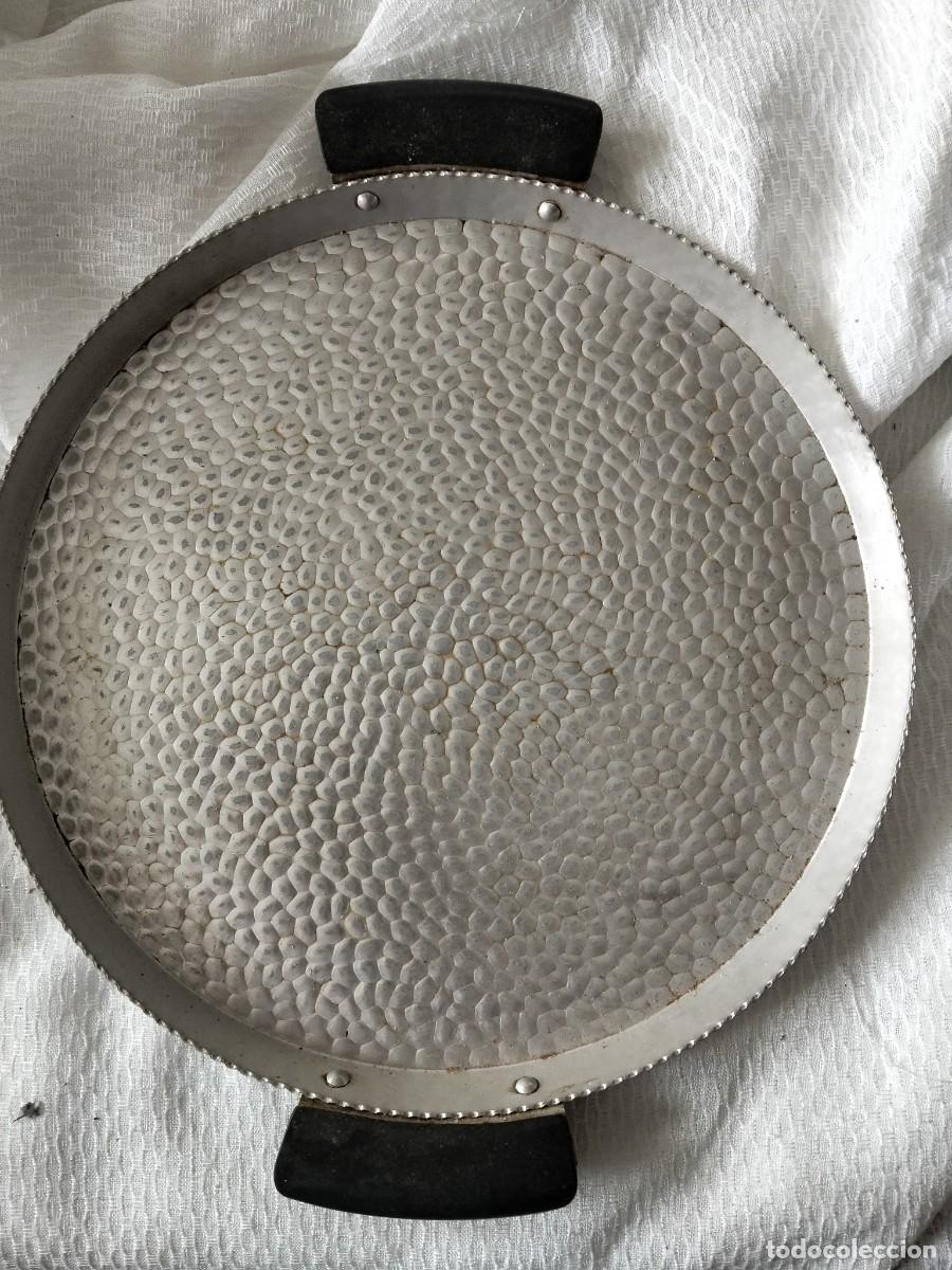 Vintage: BANDEJA VINTAGE ALUMINIO MARTILLADO