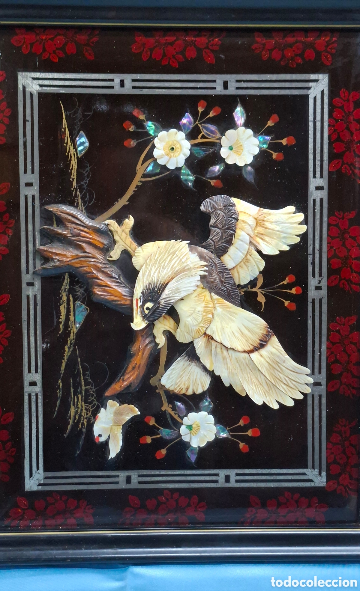 Vintage: Cuadro decorativo de &aacute;guila - Foto 4
