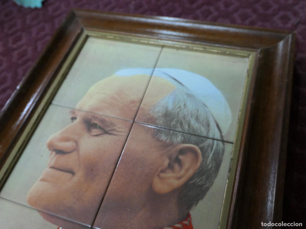Vintage: Cuadro del Papa Juan Pablo II - Foto 2