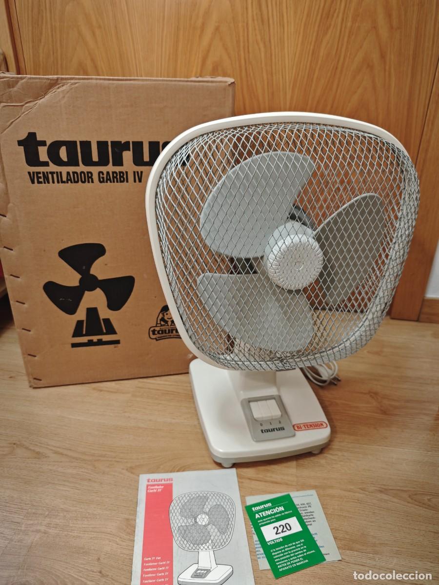 Vintage: VENTILADOR TAURUS GARBI IV SIN ESTRENAR