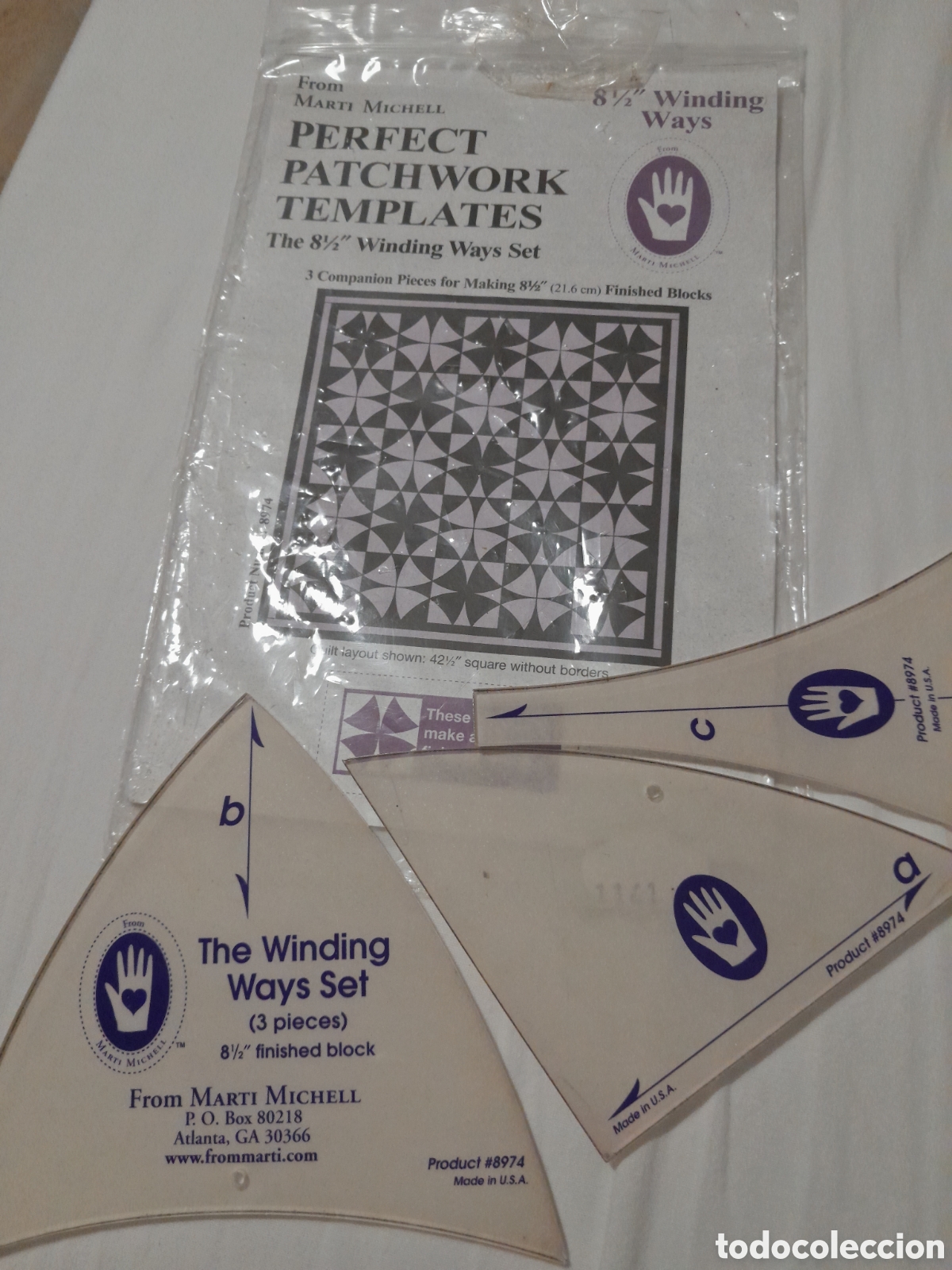 Vintage: Plantilla para Patchwork Winding Ways set