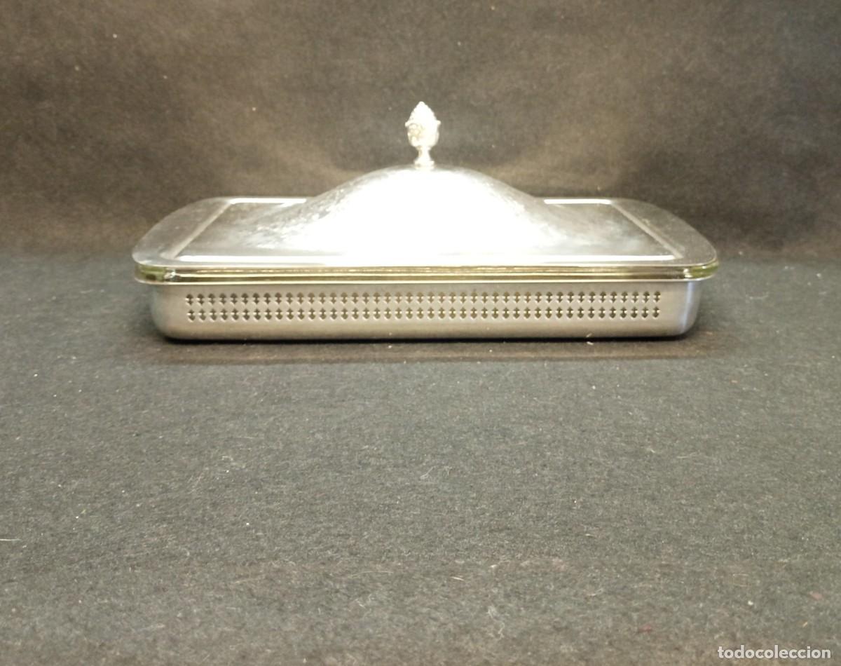 Vintage: Fuente Plata Meneses para horno. A&ntilde;os 70.