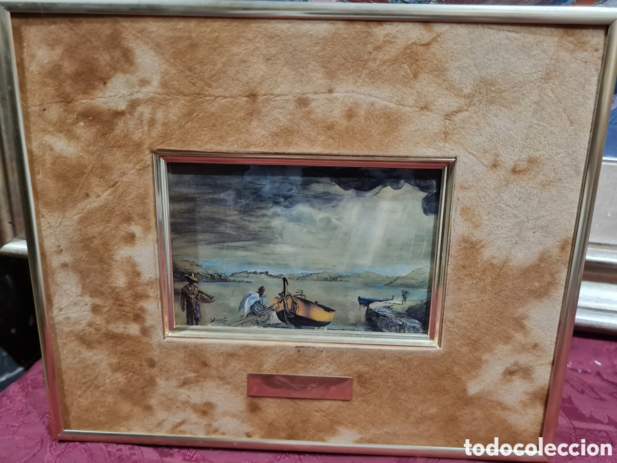 Vintage: El &aacute;ngel de cadaqu&eacute;s Salvador Dal&iacute; esmalte
