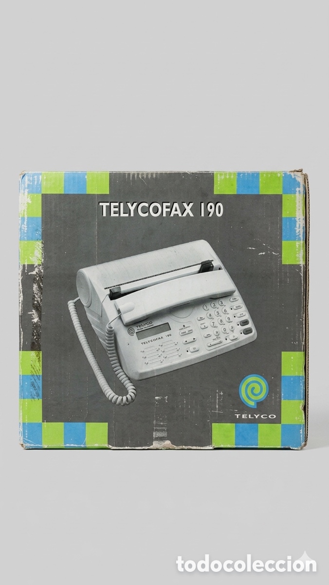 Vintage: Fax tel&eacute;fono marca Telyco en caja original y con manual