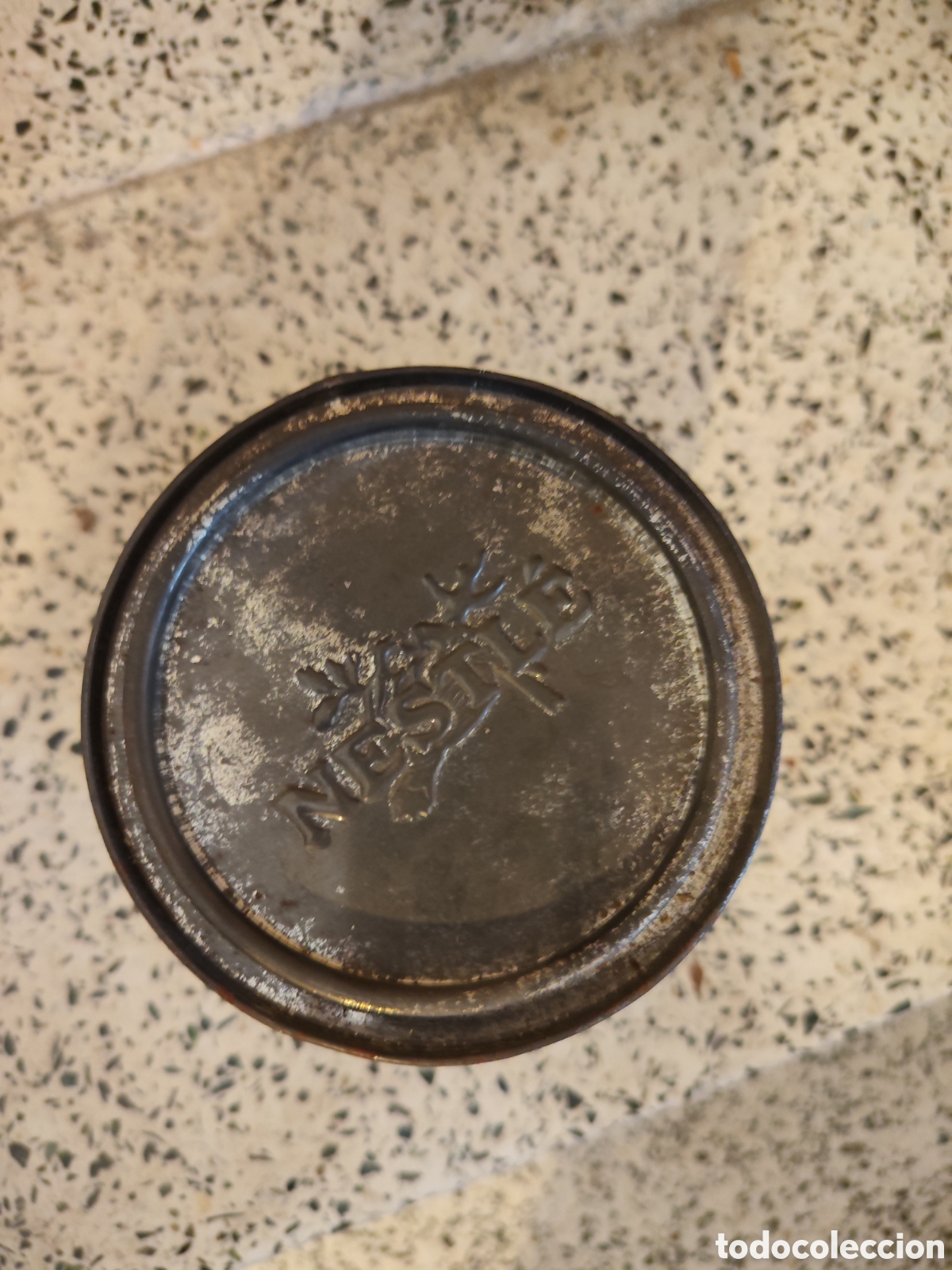 Vintage: Lata de Leche de bebe antigua Nidal