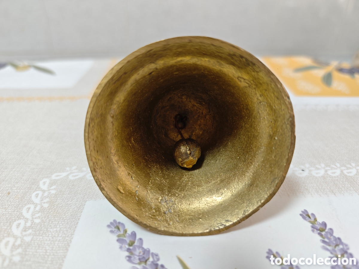 Vintage: Campana Azteca hecha en bronce - Foto 12