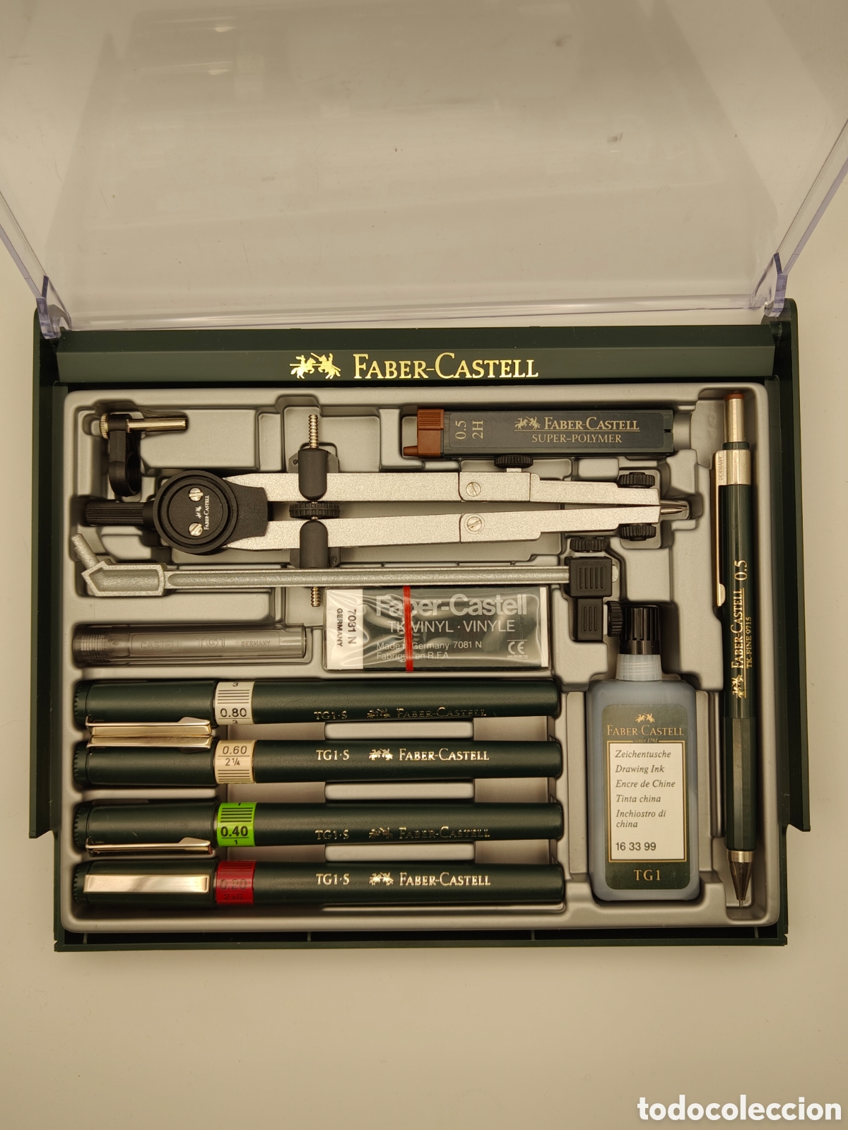 Vintage: Estuche completo Faber Castell TG1 S