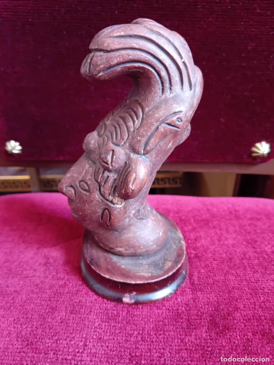 Vintage: FIGURA AZTECA DE TERRACOTA - Foto 6