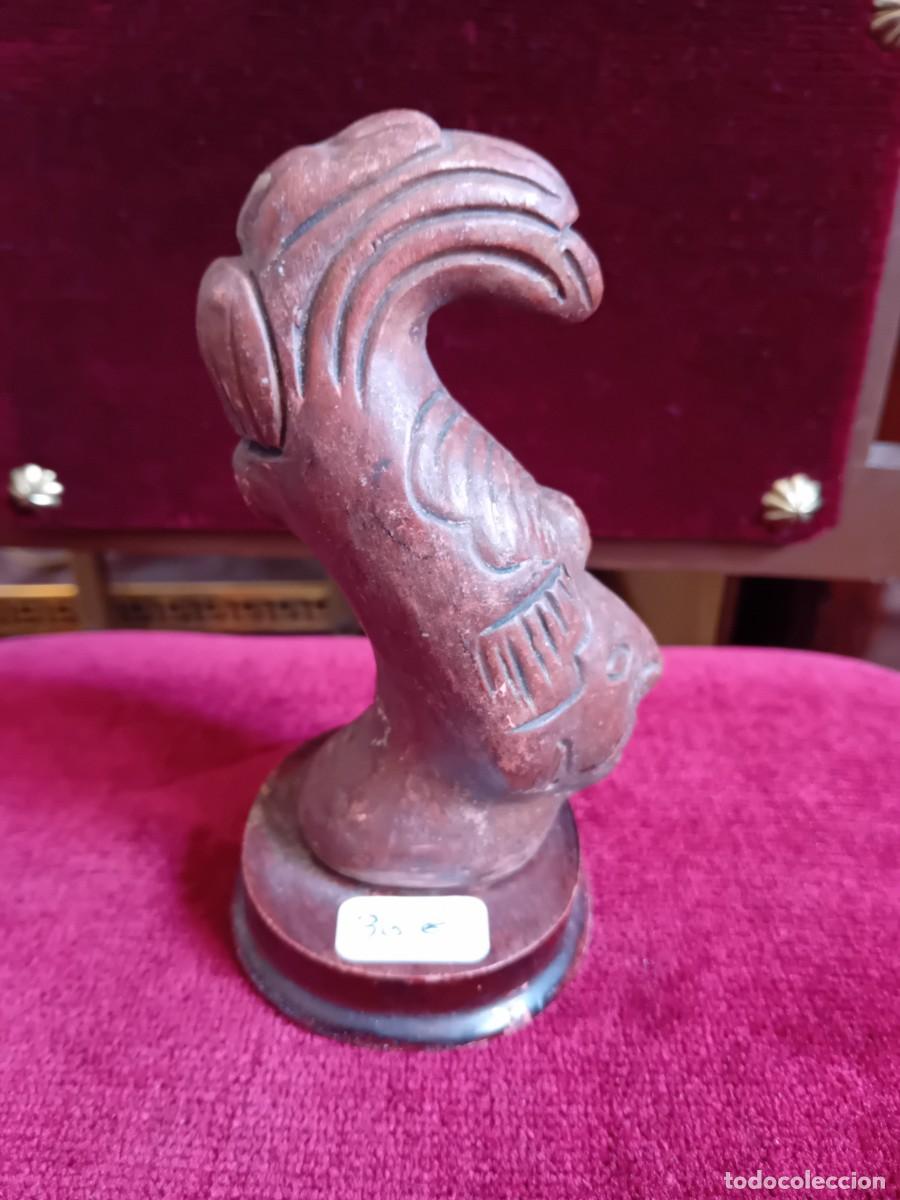 Vintage: FIGURA AZTECA DE TERRACOTA - Foto 8