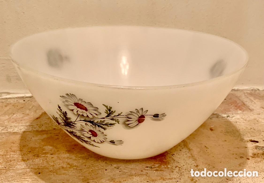 Vintage: Fuente Ensaladera redonda. ARCOPAL. A&ntilde;os 60.