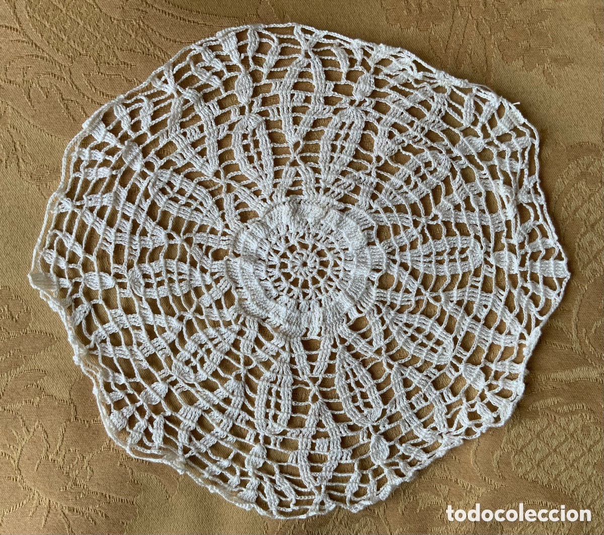 Vintage: PEQUE&Ntilde;O TAPETE HECHO A MANO, GANCHILLO