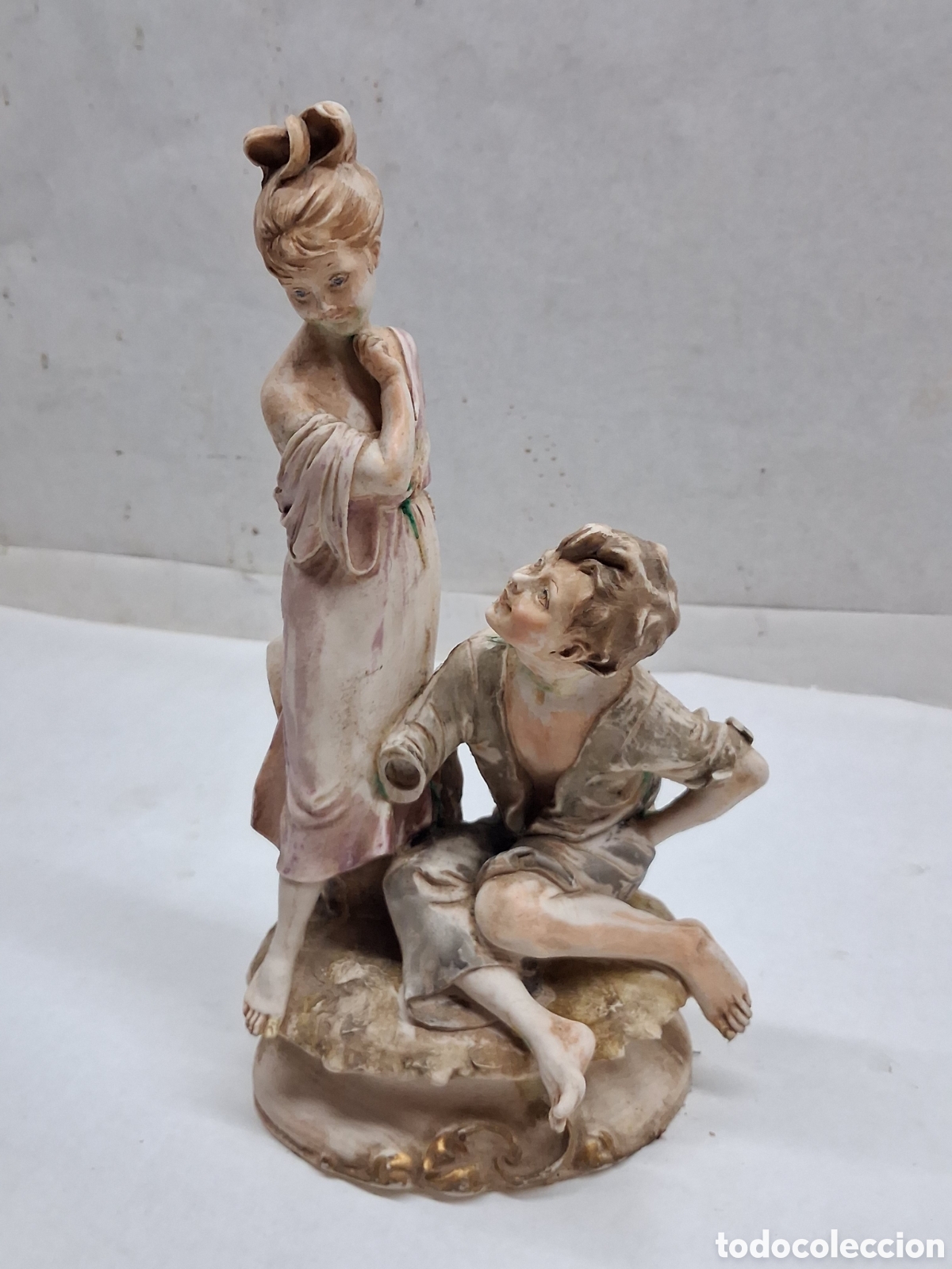 Vintage: Pareja figuras resina - Foto 1