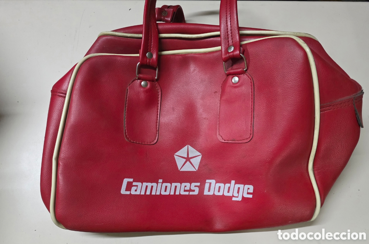 Vintage: Bolsa de viaje cami&oacute;n Dodge Chrysler a&ntilde;os 70-80