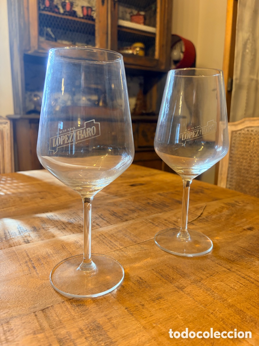 Vintage: Copas de vino L&oacute;pez de Haro - Foto 3