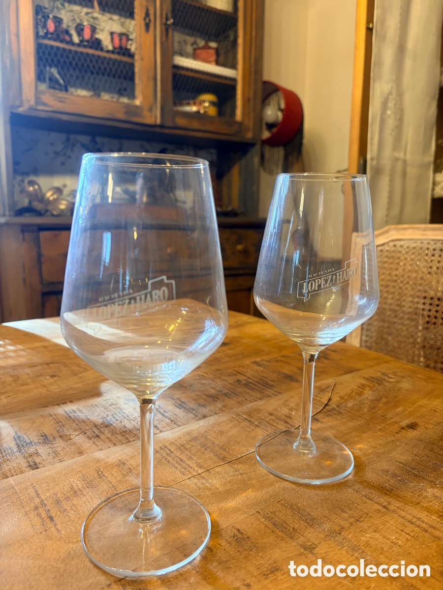 Vintage: Copas de vino L&oacute;pez de Haro