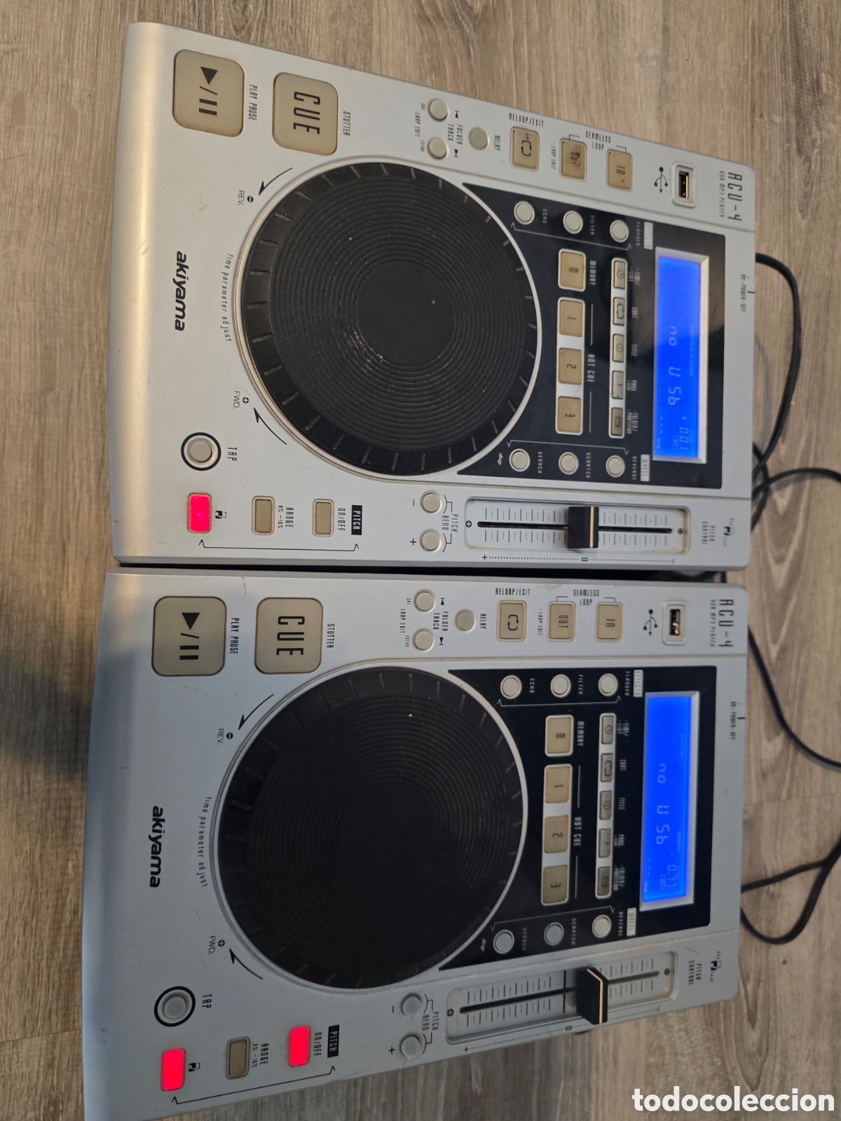 Vintage: Akiyama ACU-4 USB MP3 Player Pareja DJ Sin Probar
