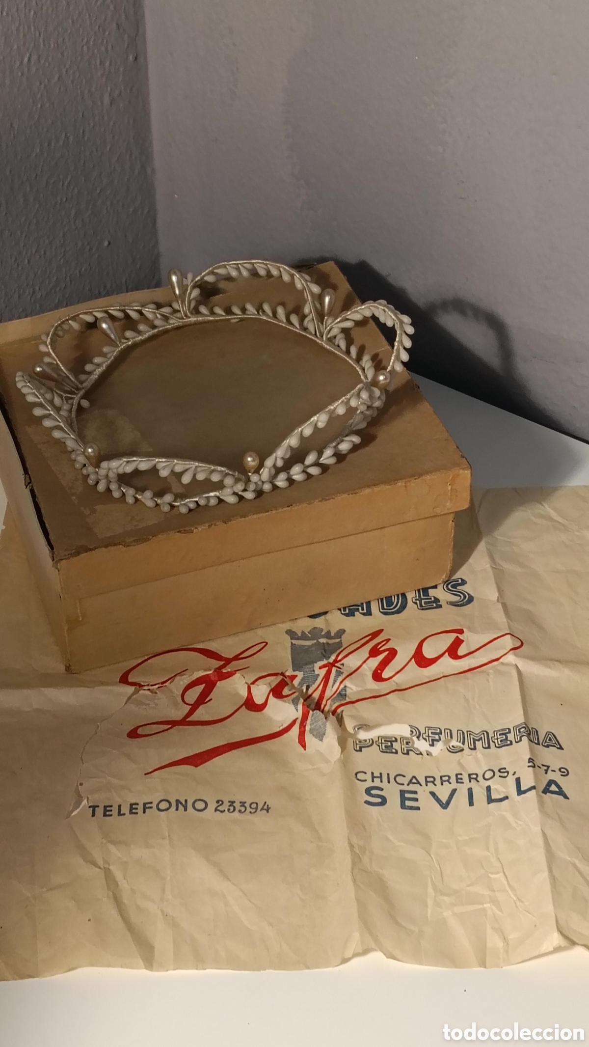 Vintage: Antigua Tiara Diadema de Novia Vintage
