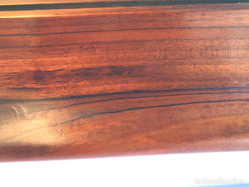 Vintage: ESPEJO ANTIGUO DE MADERA CON LUNA BISELADA DE 3,5 CM - Foto 5