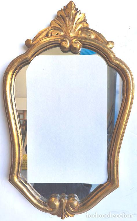 Vintage: CORNO COPIA DORADA CON ESPEJO