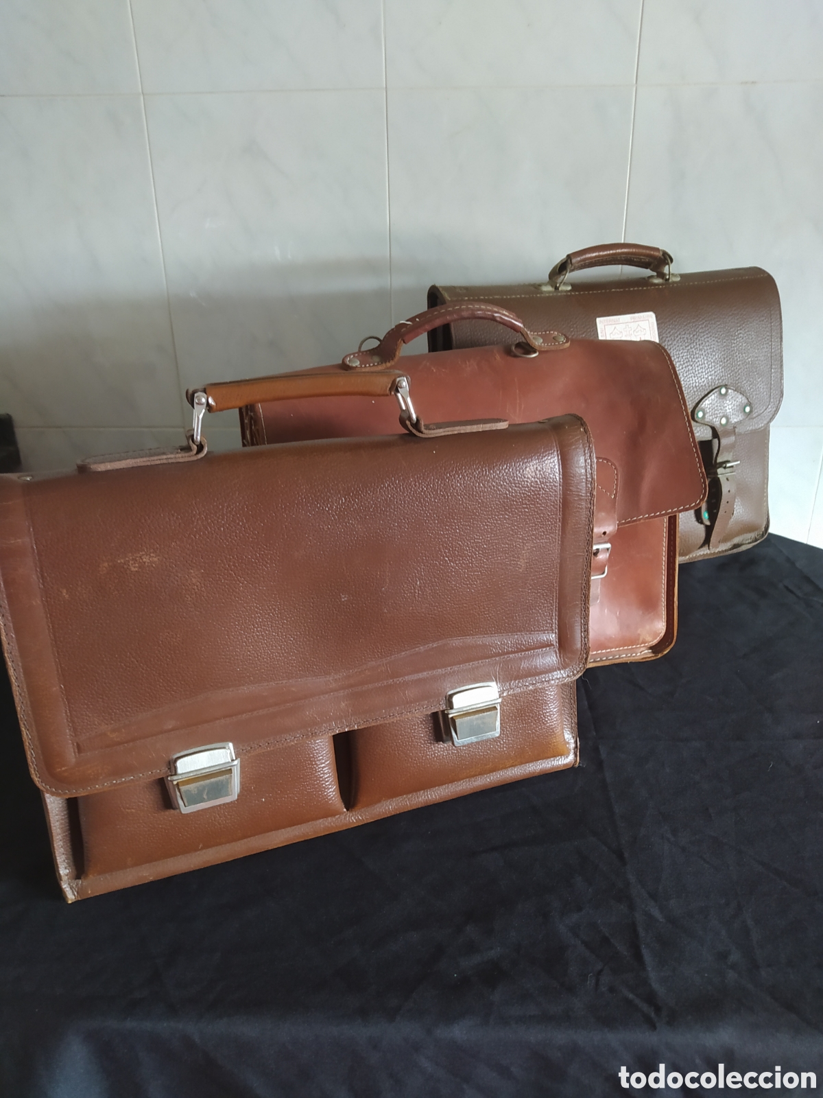 Vintage: Lote de maletas vintage piel - Foto 2