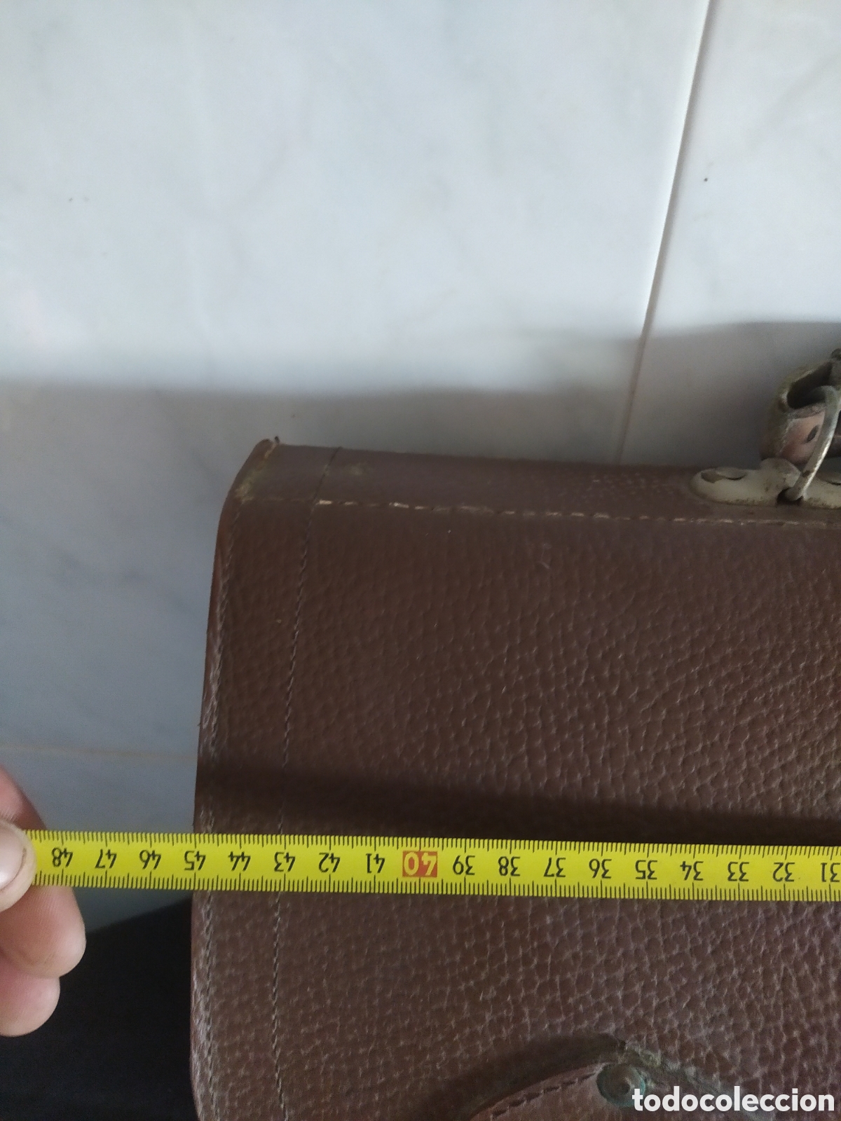 Vintage: Lote de maletas vintage piel - Foto 7