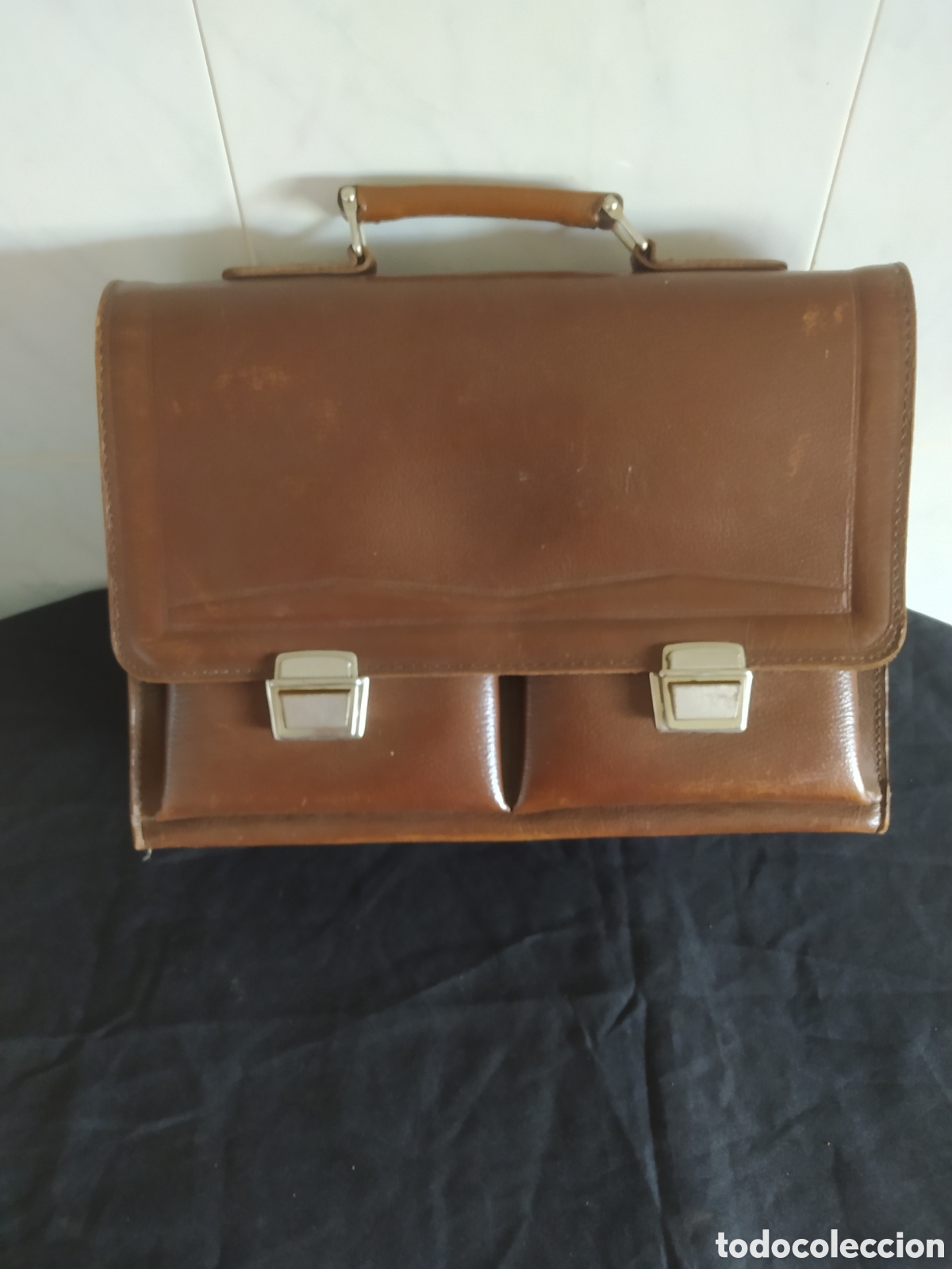 Vintage: Lote de maletas vintage piel - Foto 10