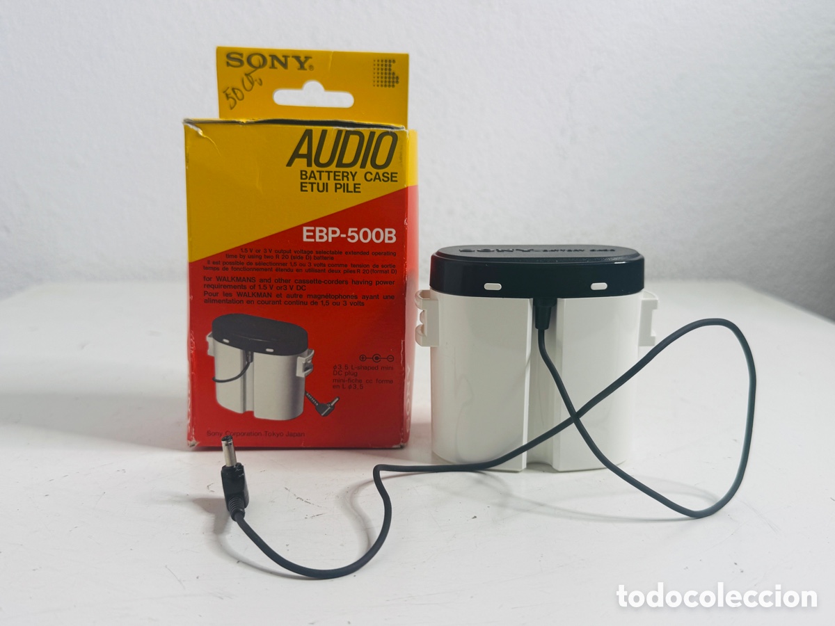 Vintage: Sony EBP-500 B Battery Case for Walkman WM-II WM-2 Genuine Vintage Made in Japan