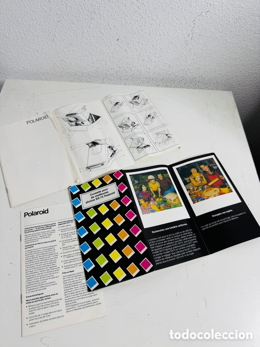 Vintage: Polaroid SX 70 User Guide Original 1970s