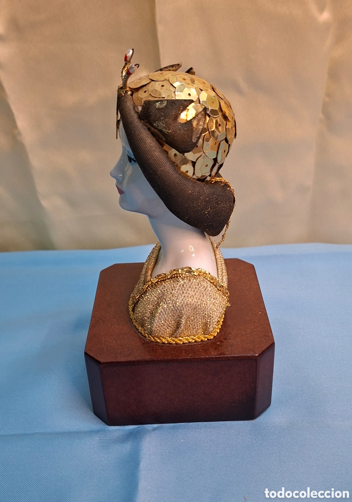 Vintage: Busto de figura del zod&iacute;aco - Foto 5