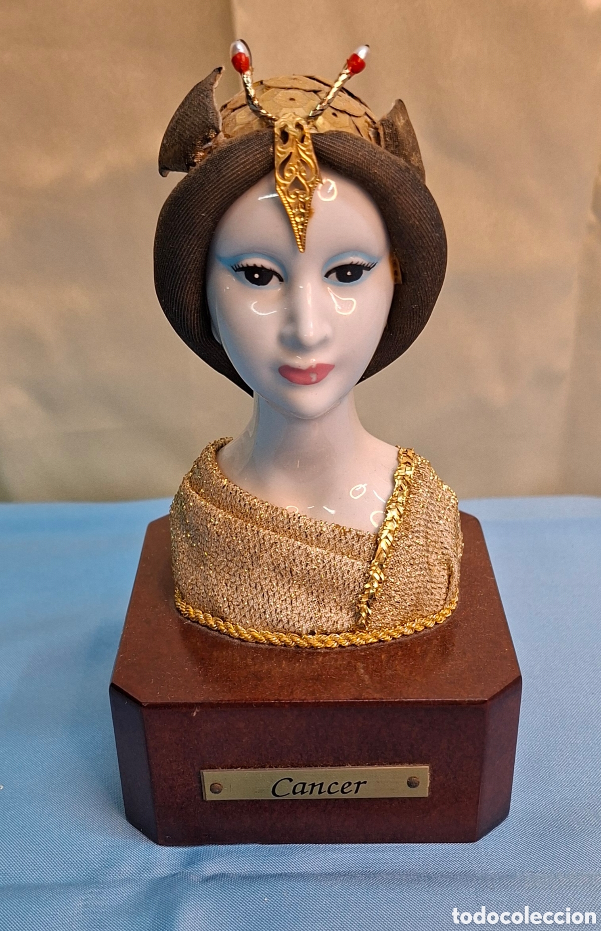 Vintage: Busto de figura del zod&iacute;aco