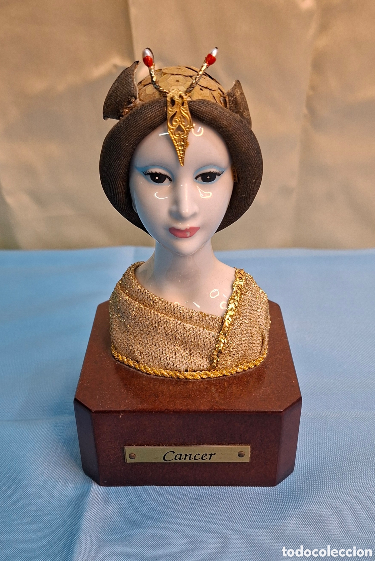Vintage: Busto de figura del zod&iacute;aco - Foto 3