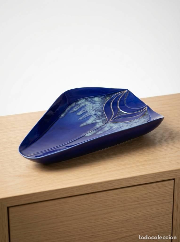 Vintage: CUENCO DECORATIVO AZUL