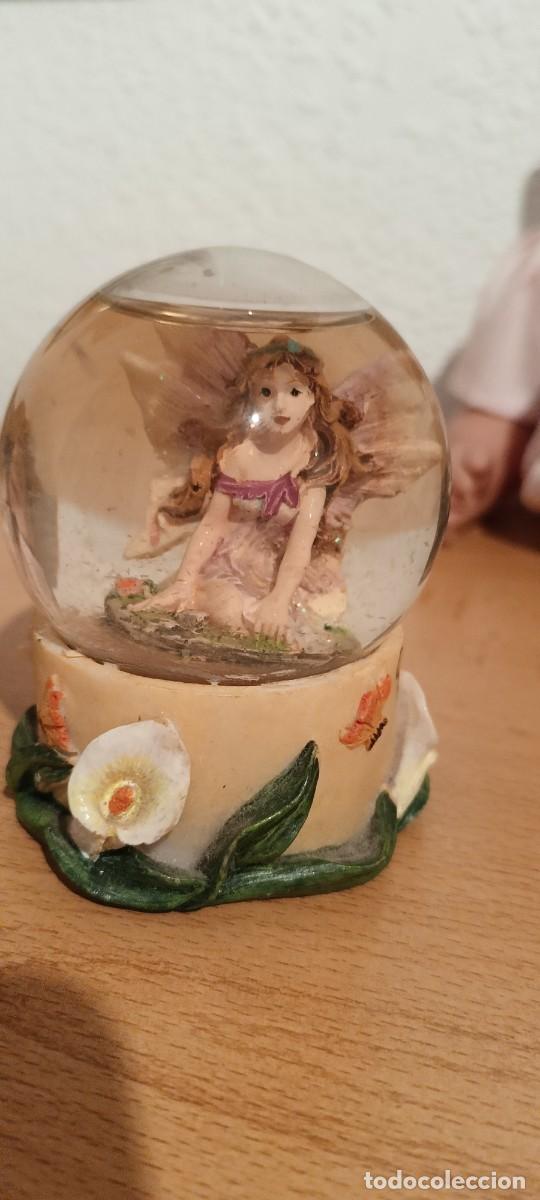 Vintage: Bola HADA nieve brillante