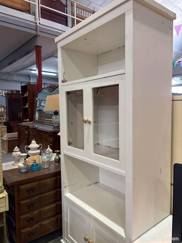 Vintage: VITRINA DE MADERA MACIZA