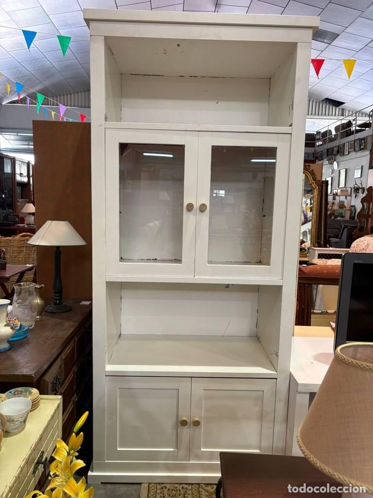 Vintage: VITRINA DE MADERA MACIZA - Foto 7