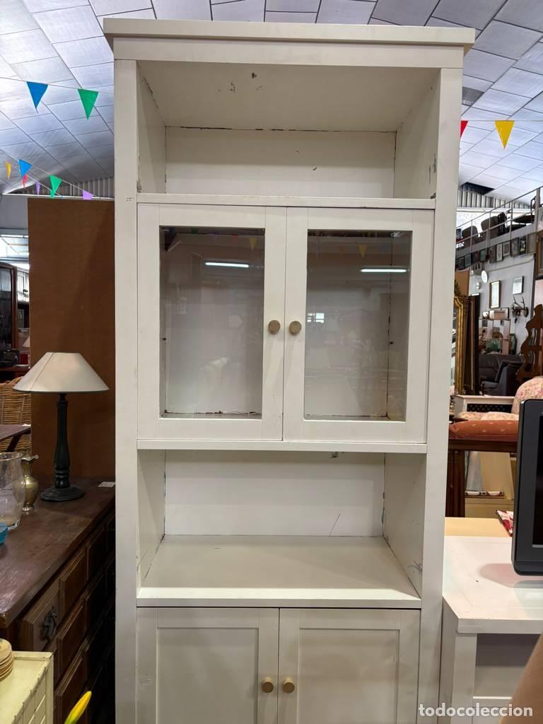 Vintage: VITRINA DE MADERA MACIZA - Foto 8
