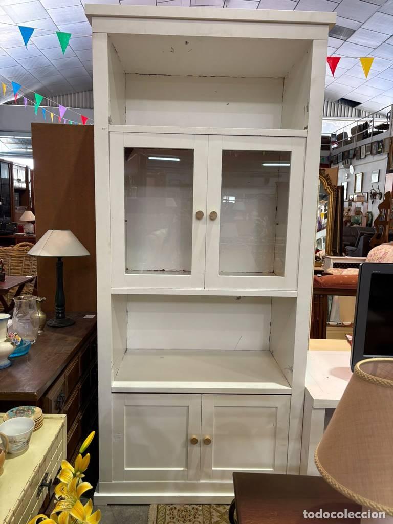 Vintage: VITRINA DE MADERA MACIZA - Foto 10