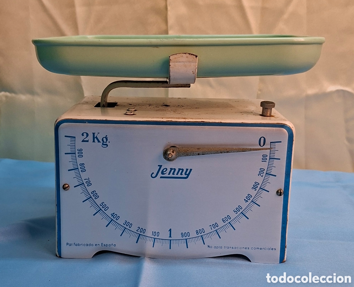 Vintage: B&aacute;scula vintage &ldquo;Jenny&rdquo; decoraci&oacute;n retro