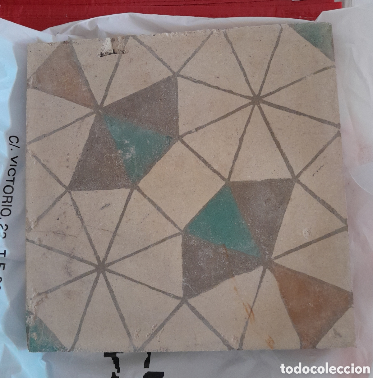 Vintage: Baldosas hidr&aacute;ulicas originales