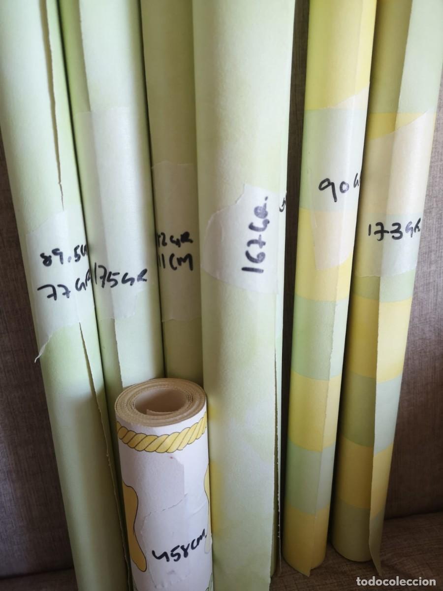 Vintage: Papel pintado vintage a rayas calidad marca alemana Rasch