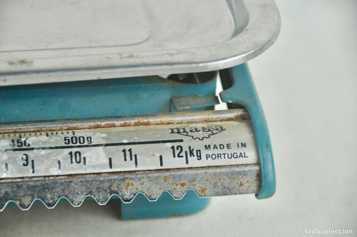 Vintage: Balanza Masa azul - Foto 3