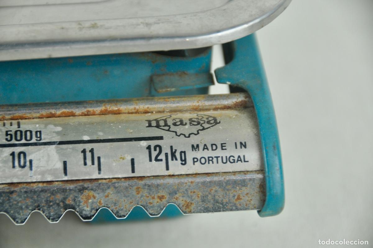 Vintage: Balanza Masa azul - Foto 4