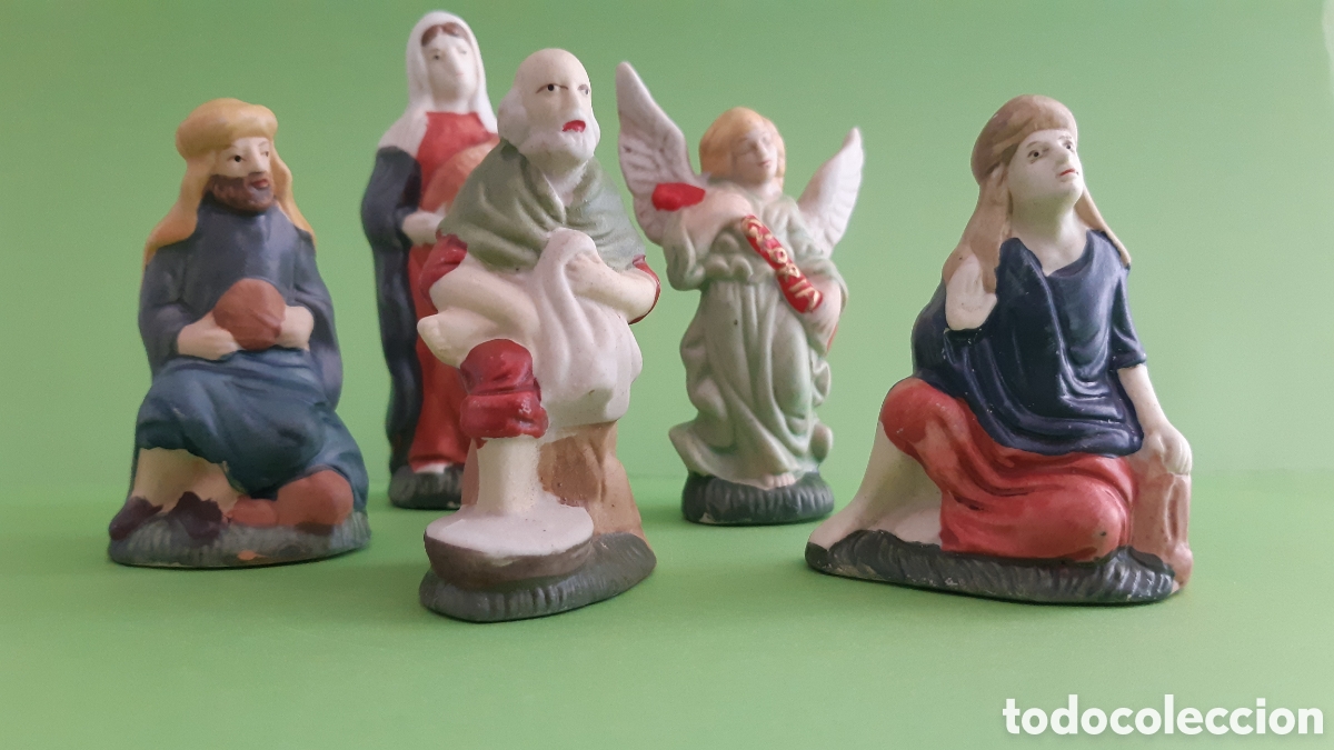 Vintage: Lote figuritas de Bel&eacute;n
