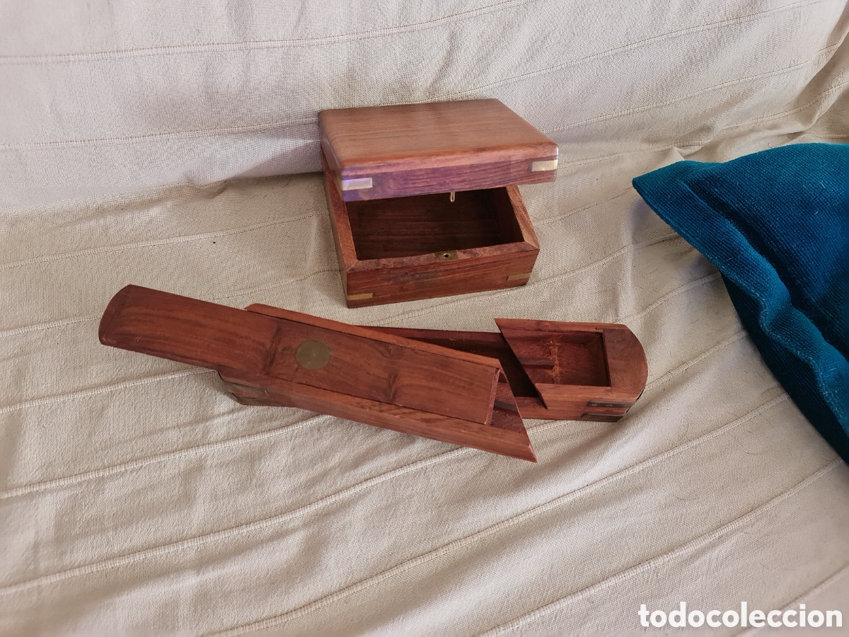 Vintage: Set de Escritorio Vintage (70/80) Madera Artesanal