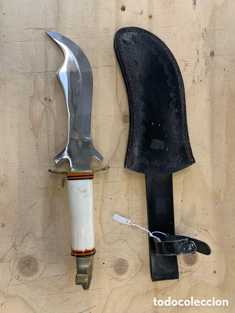 Vintage: Precioso antiguo cuchillo de monte lakota