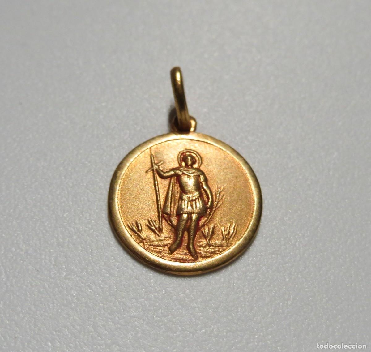 Vintage: PEQUE&Ntilde;A MEDALLA DE SAN V&Iacute;CTOR