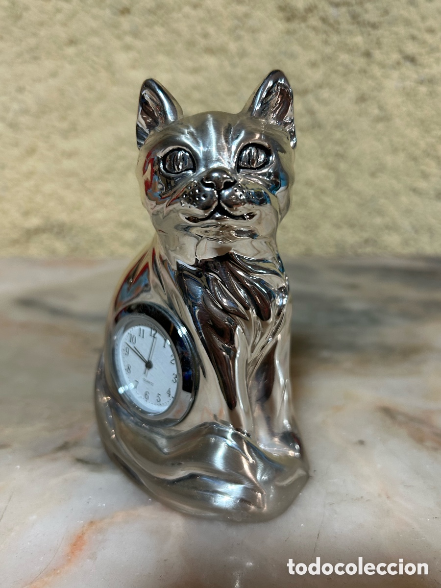 Vintage: Reloj de mesa plateado Marcello Giorgio - Foto 2
