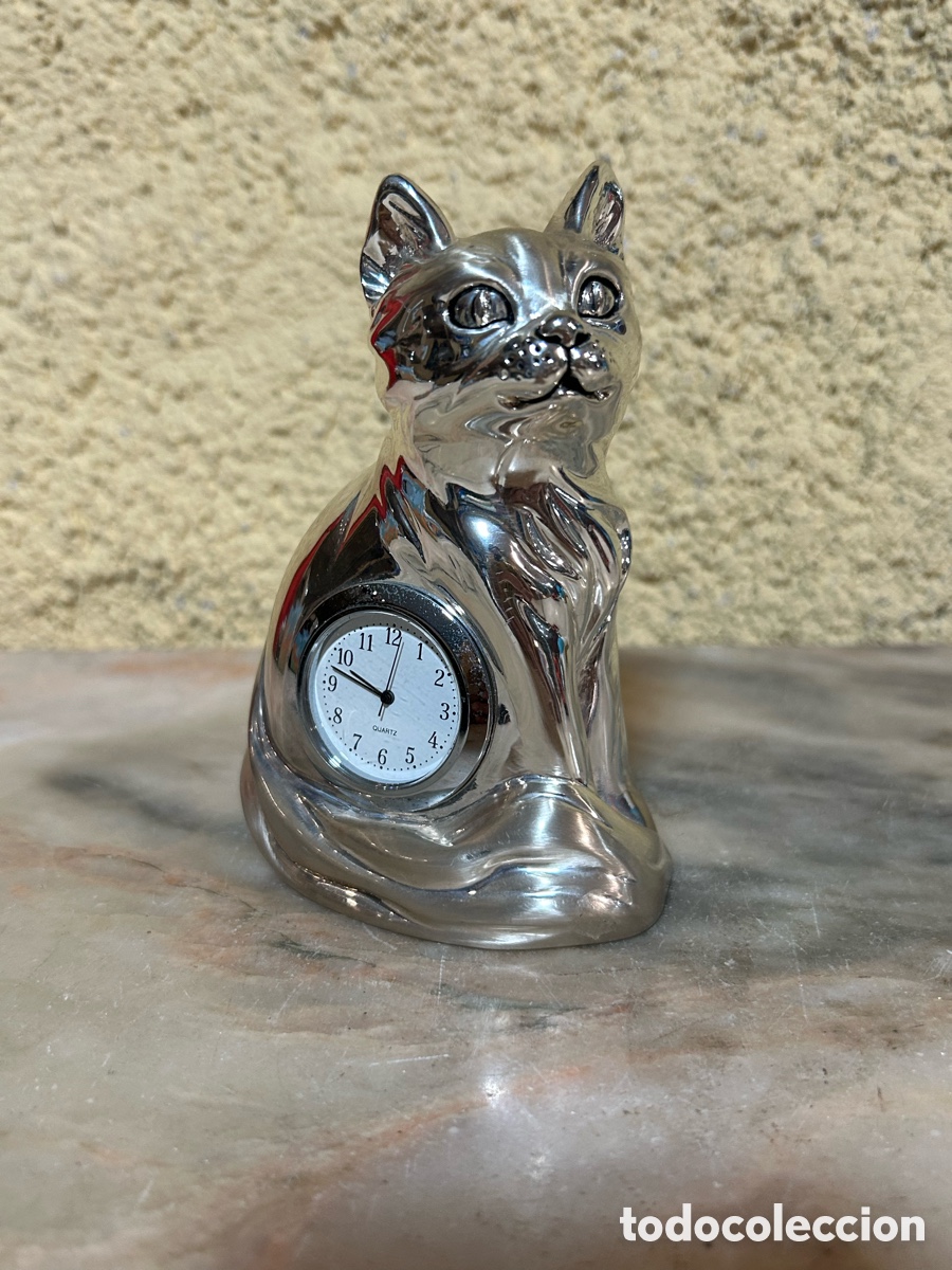 Vintage: Reloj de mesa plateado Marcello Giorgio