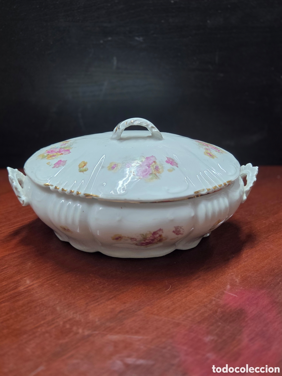 Vintage: Sopera vintage de porcelana